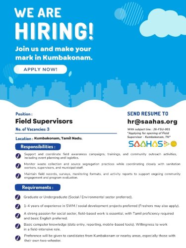 Photo post from saahas_ngo.