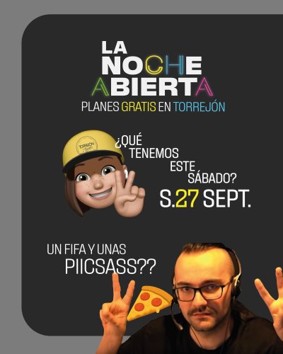 Carousel post from torrejonjoven.