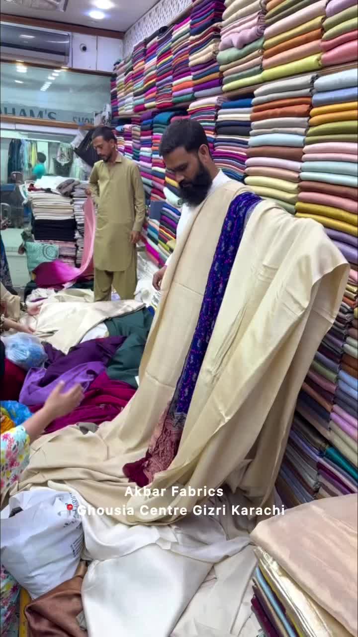 Video post from akbar_fabrics_.