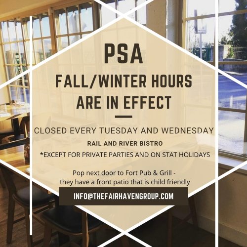 Carousel post from railandriverbistro.