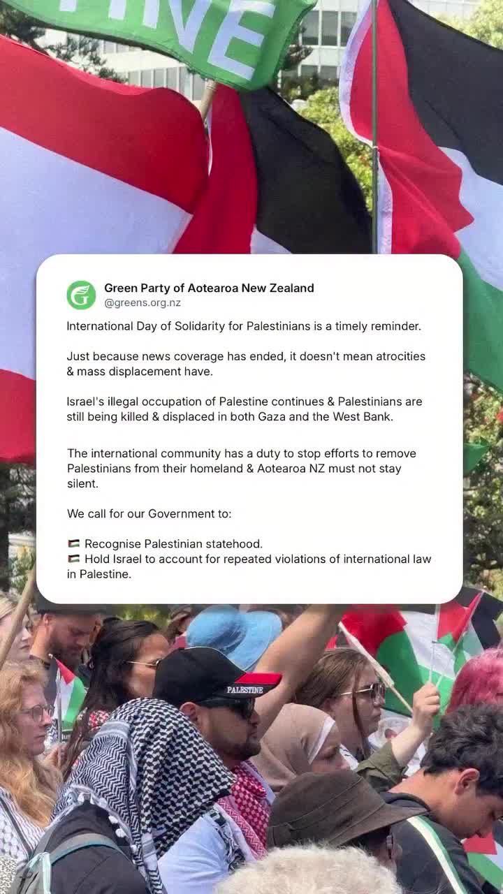 Video post from nzgreenparty.