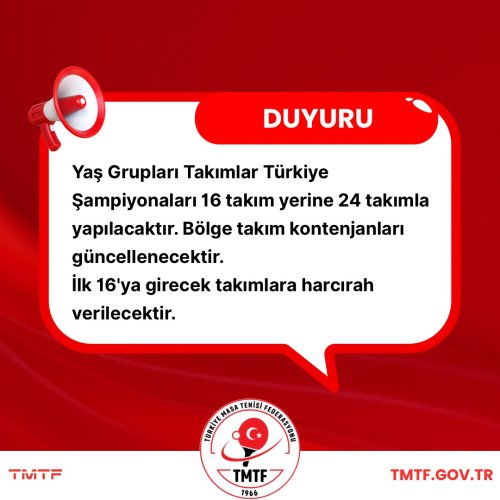 Photo post from turkiyemasatenisifederasyonu.
