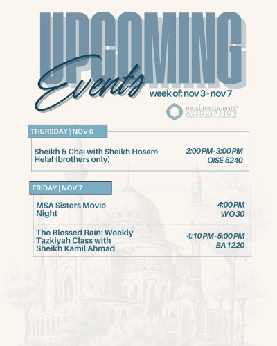 Photo post from uoftmsa.