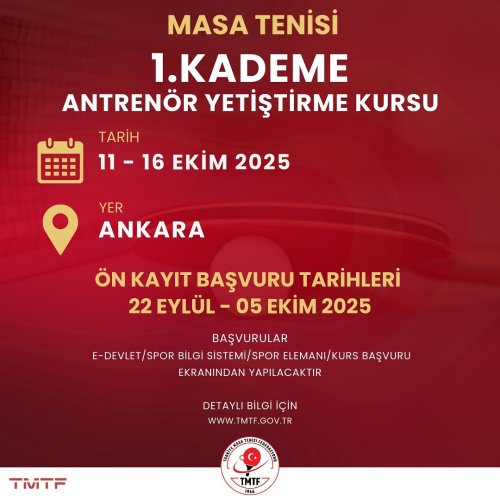 Photo post from turkiyemasatenisifederasyonu.