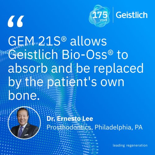 Photo post from geistlich_north_america.