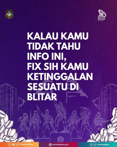 Carousel post from pemkotblitar.