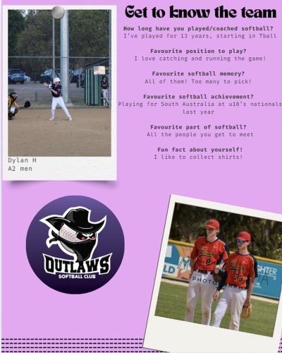 Photo post from ipswichoutlawssoftball.