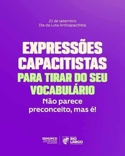 Carousel post from prefeiturariolargo.