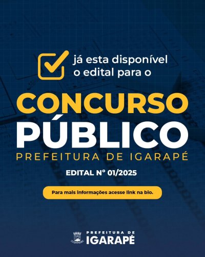 Photo post from prefeituradeigarape.