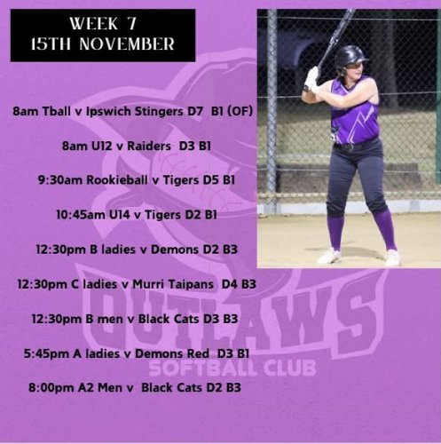 Carousel post from ipswichoutlawssoftball.