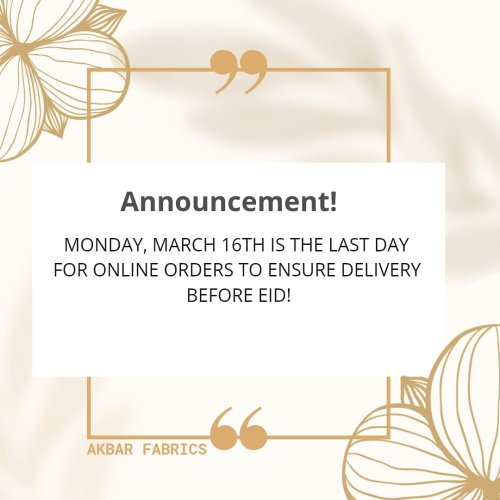 Photo post from akbar_fabrics_.