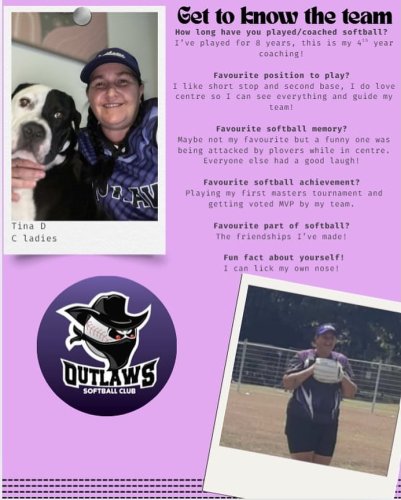 Photo post from ipswichoutlawssoftball.