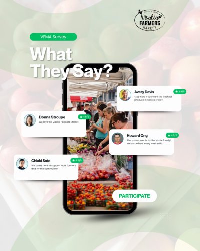 Photo post from visaliafarmersmarket.