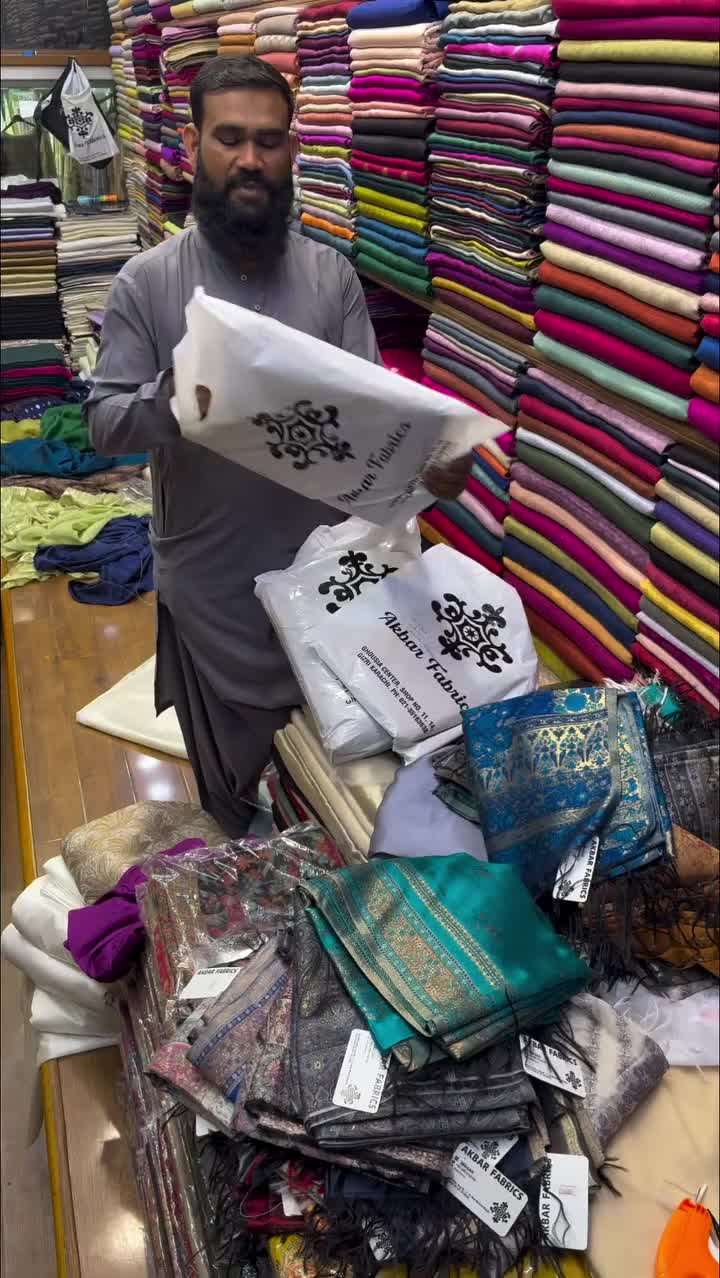 Video post from akbar_fabrics_.