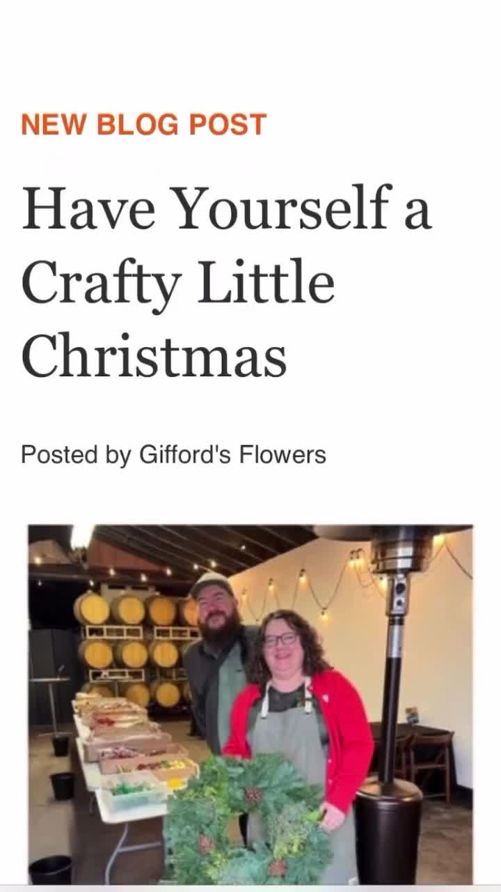 Video post from giffordsflowers.