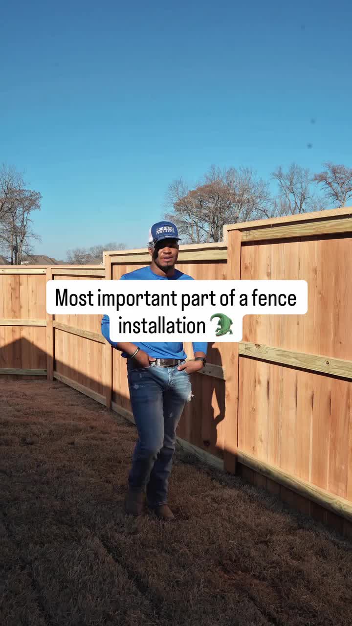 Video post from loosianafenceandpatios.