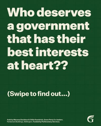 Carousel post from nzgreenparty.