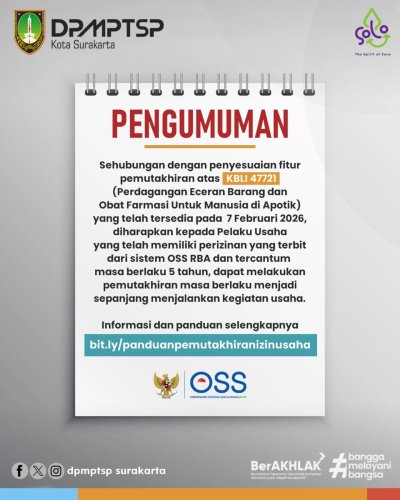 Photo post from dpmptsp.surakarta.