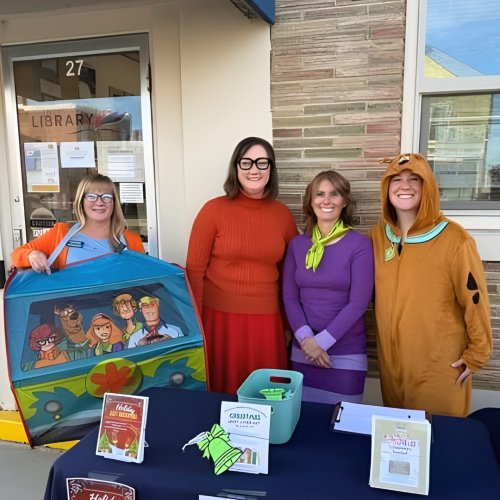 Carousel post from stillwatercountylibrary.