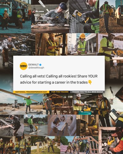 Photo post from dewalttough.