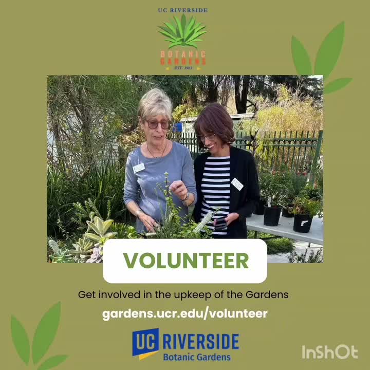 Video post from ucrbotanicgardens.