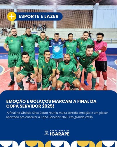 Carousel post from prefeituradeigarape.