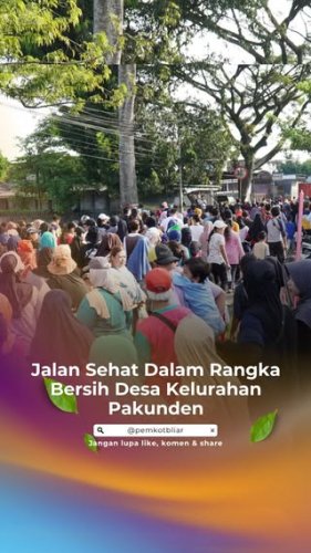 Video post from pemkotblitar.