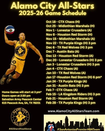 Photo post from thealamocityallstars.