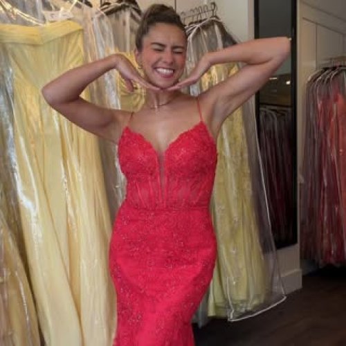 strapless open back dress Colette CL5134 Glitter Long Formal Prom Dress – The Dress Outlet main image 0