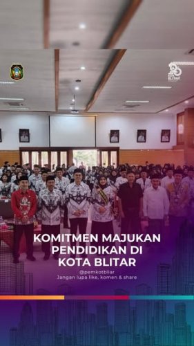 Video post from pemkotblitar.