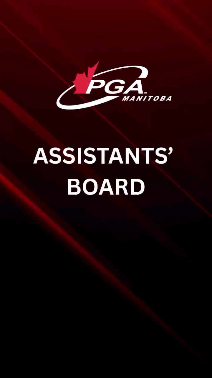 Video post from pgaofmanitoba.