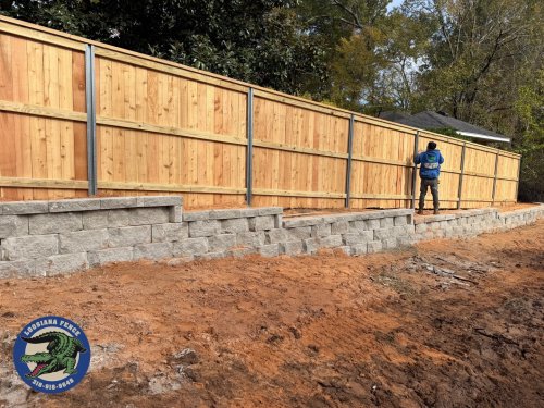 Carousel post from loosianafenceandpatios.