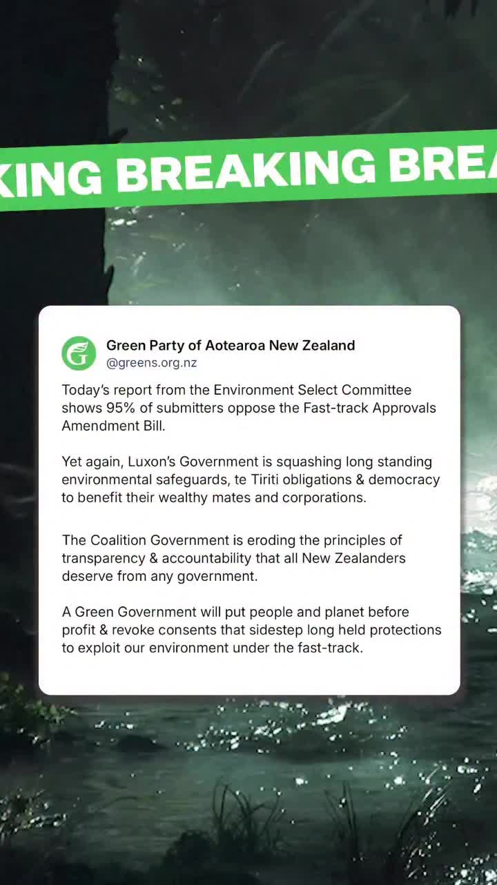 Video post from nzgreenparty.