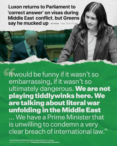 Photo post from nzgreenparty.