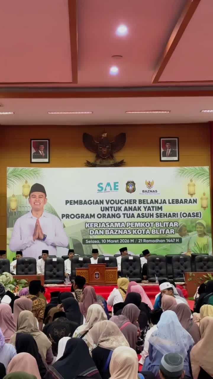 Video post from pemkotblitar.