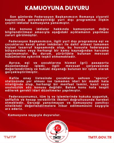 Photo post from turkiyemasatenisifederasyonu.