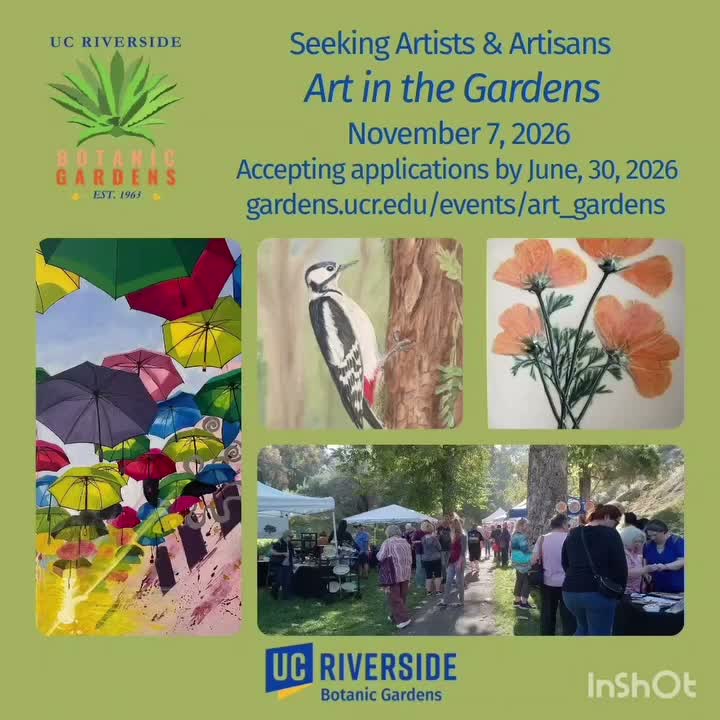 Video post from ucrbotanicgardens.