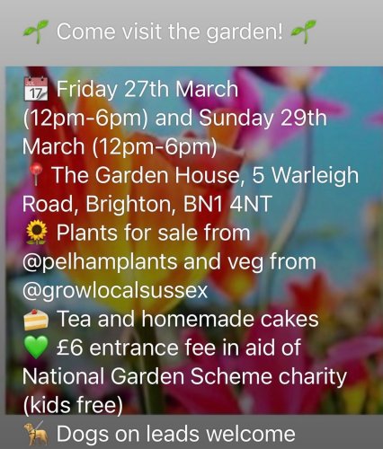 Photo post from gardenhousebrighton.