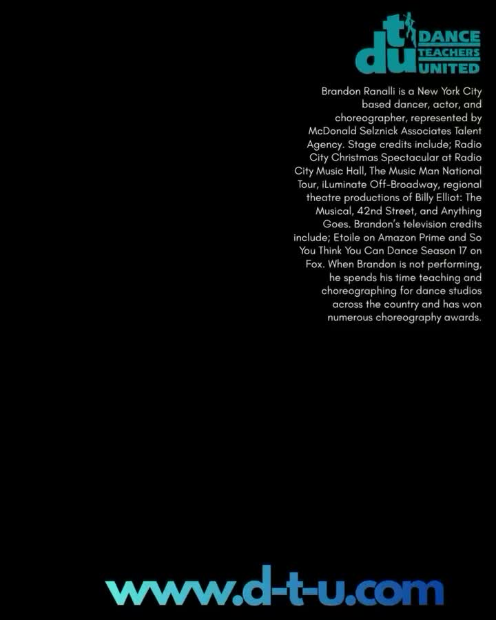 Video post from dance.teachers.united.