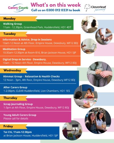 Photo post from carerscountkirklees.