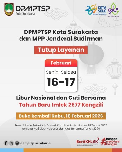 Photo post from dpmptsp.surakarta.