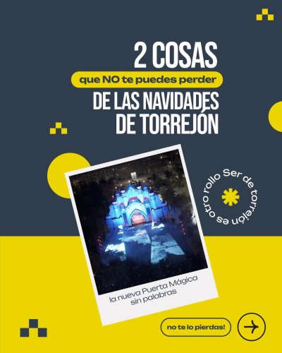 Carousel post from torrejonjoven.