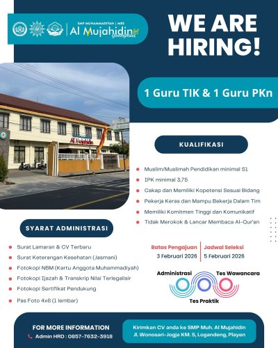 Photo post from smpmalmujahidin.