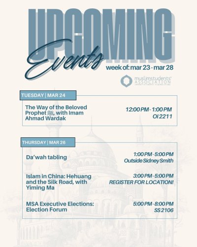 Carousel post from uoftmsa.