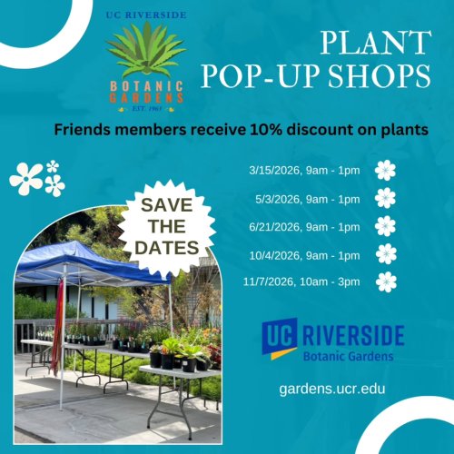 Photo post from ucrbotanicgardens.