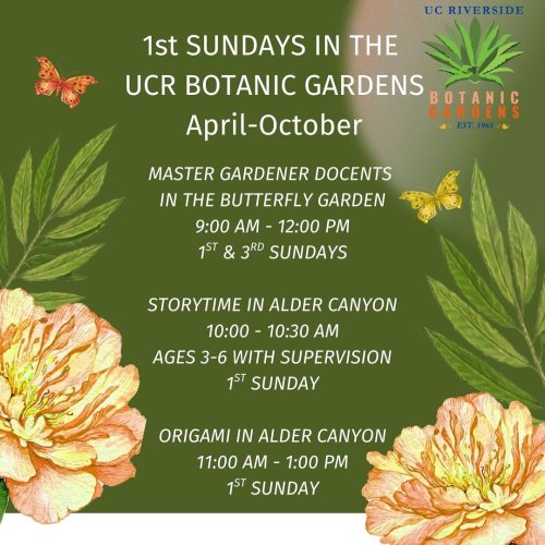 Carousel post from ucrbotanicgardens.