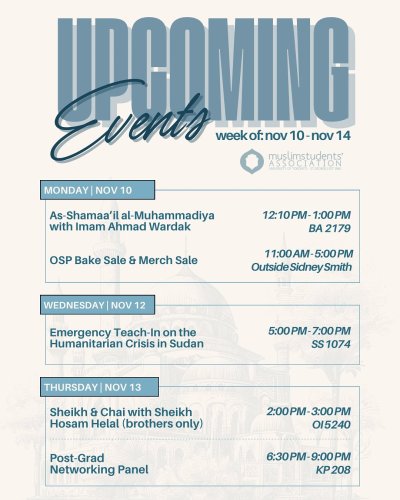 Carousel post from uoftmsa.