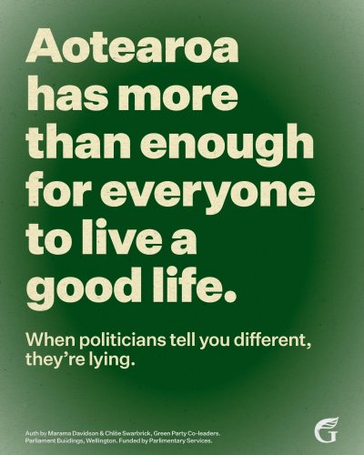 Photo post from nzgreenparty.