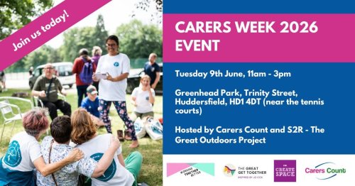 Photo post from carerscountkirklees.