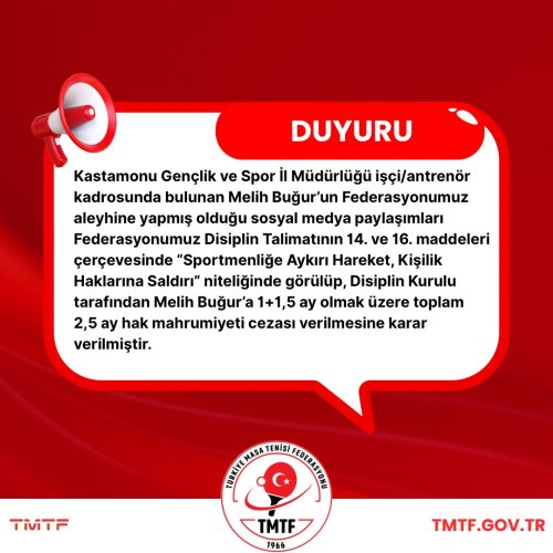 Photo post from turkiyemasatenisifederasyonu.
